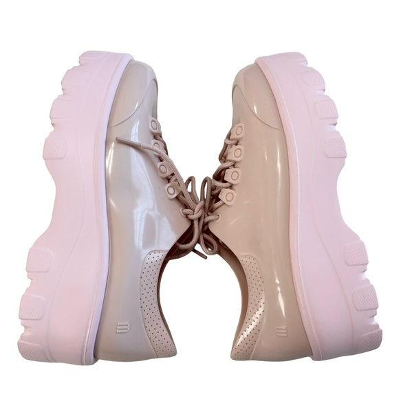 NWOB Melissa Kick Off Pink Platform Chunky Sneaker Women’s Size 10